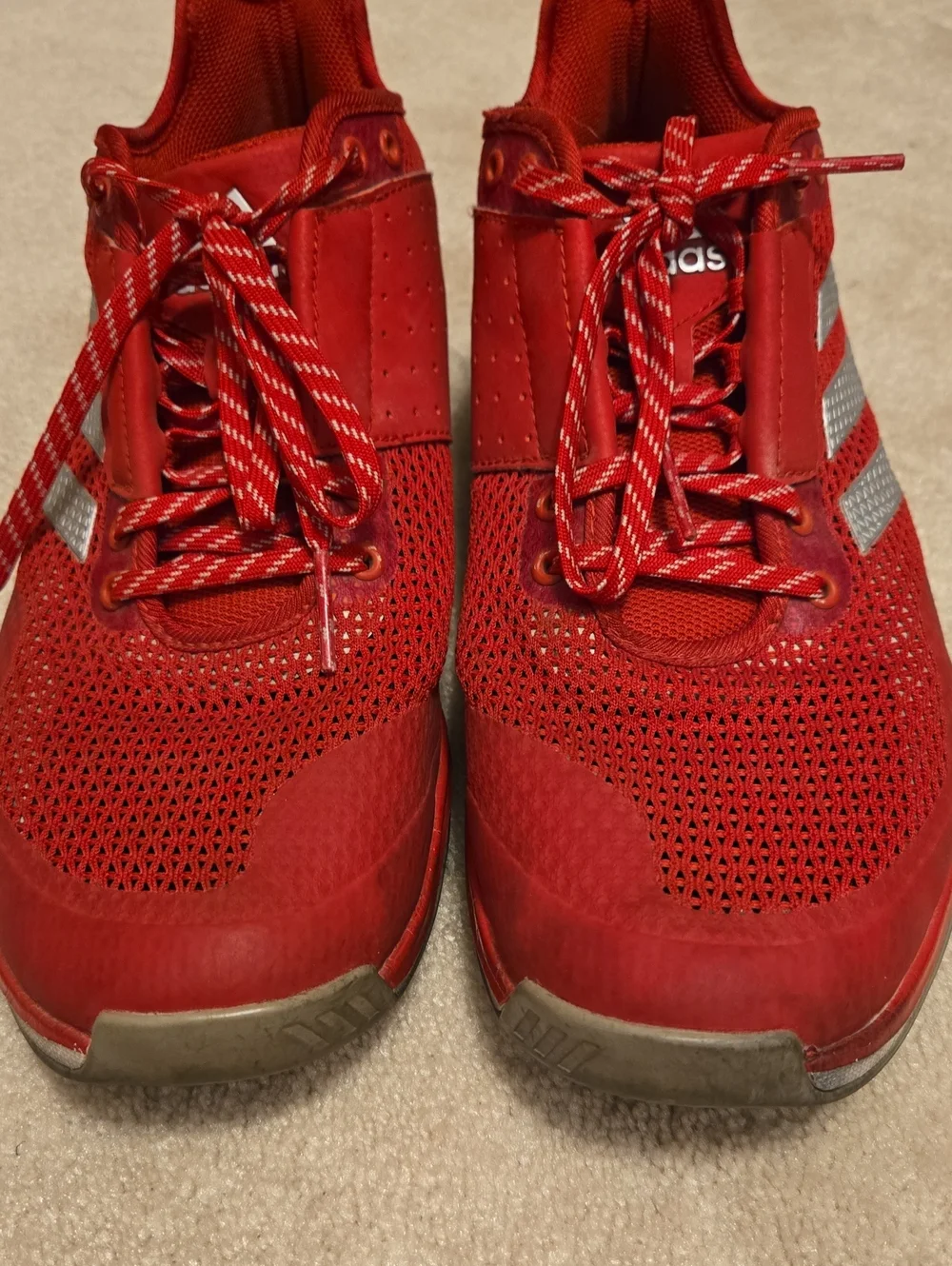 Adidas Red Mens Size 11 Turf Shoes